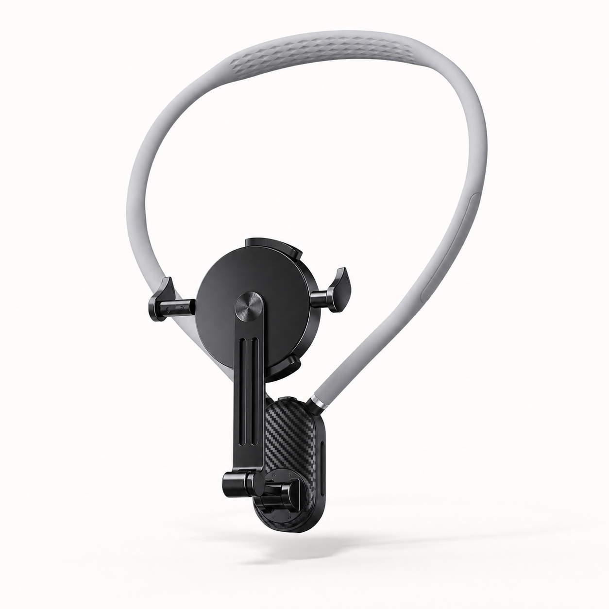 Norevyn POVLoop universal phone clamp version on a clean studio background